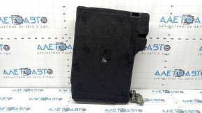 Back of rear row of seats 2nd row right Nissan Rogue 21-22 black leather, scratches