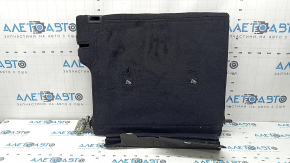 Rear seat back, 2nd row, left, Nissan Rogue 21-22, black leather with black belt, scratches, needs cleaning