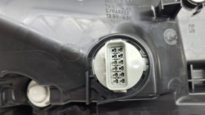 Left front headlight assembly Honda CRV 23-26 LED with black glossy molding, scratches