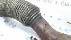 Downpipe with catalytic converter Audi A3 8V 15-20 2.0T for 2 single exhausts, mesh torn