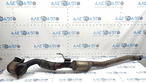 Downpipe with catalytic converter Audi A3 8V 15-20 2.0T for 2 single exhausts, mesh torn