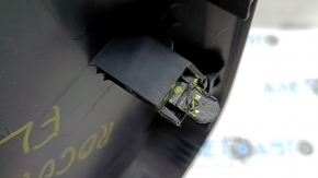 Driver's side seat cover, left, Nissan Rogue 21-26, black, electric, broken fasteners, scratches