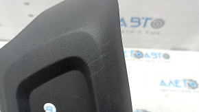 Driver's side seat cover, left, Nissan Rogue 21-26, black, electric, broken fasteners, scratches