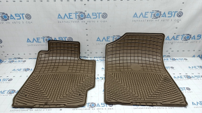 Set of floor mats, rubber, Toyota Camry v40 07-11, beige, WeatherTech