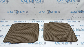 Set of floor mats, rubber, Toyota Camry v40 07-11, beige, WeatherTech