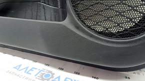 Door trim card front left Toyota Prius 50 Prime 17-22 black, insert black leather, armrest leather black, scratches