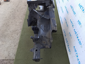 Front left quarter of VW Tiguan 09-18 sawed off with central pillar, black