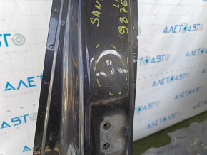 Quarter wing rear left Hyundai Santa FE 19-23 sawed off with the central pillar, graphite