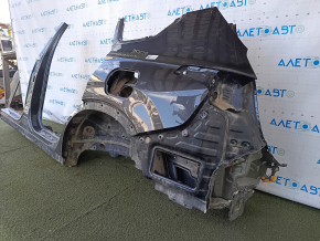 Quarter wing rear left Hyundai Santa FE 19-23 sawed off with the central pillar, graphite