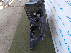 Front left quarter of BMW 5 G30 17-23 sawed off, black