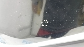 Bare front bumper Nissan Rogue 21-23 without parking sensors, black, scratches, bumps, broken mount