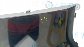 Bare front bumper Nissan Rogue 21-23 without parking sensors, black, scratches, bumps, broken mount