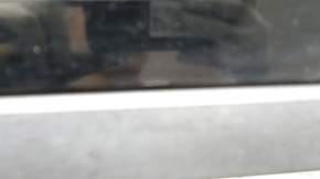 Bare front bumper Nissan Rogue 21-23 without parking sensors, black, scratches, bumps, broken mount