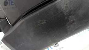 Bare front bumper Nissan Rogue 21-23 without parking sensors, black, scratches, bumps, broken mount