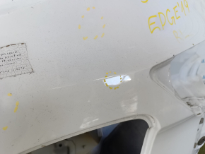 Quarter wing rear left Ford Edge 19-24 sawed off with central pillar, white, ends