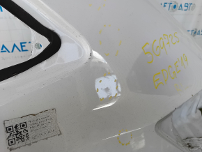 Quarter wing rear left Ford Edge 19-24 sawed off with central pillar, white, ends
