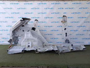 Quarter wing rear left Ford Edge 19-24 sawed off with central pillar, white, ends