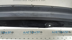 Bare rear bumper Nissan Rogue 21-23 for parking sensors, structure, type 2, scratches, tear, bent