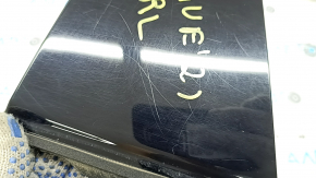 Rear left side door trim Nissan Rogue 21-26, gloss black, scratches