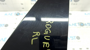 Rear left side door trim Nissan Rogue 21-26, gloss black, scratches