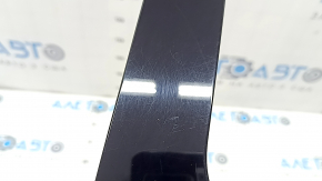 Rear right side door trim Nissan Rogue 21-26, gloss black, scratches, broken fastener