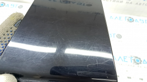 Rear right side door trim Nissan Rogue 21-26, gloss black, scratches, broken fastener