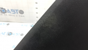 Left center console trim Nissan Rogue 21-26 black, worn, crack in mount
