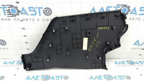 Right center console trim Nissan Rogue 21-26 black, worn