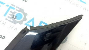 Left front pillar molding Nissan Rogue 21-26, gloss black, dried out seal, worn