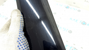 Left front pillar molding Nissan Rogue 21-26, gloss black, dried out seal, worn