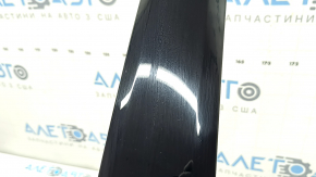 Left front pillar molding Nissan Rogue 21-26, gloss black, dried out seal, worn