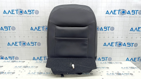 Nissan Rogue 21-22 passenger seat back upholstery, black leather, heated