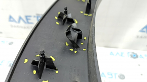 Rear left fender arch trim Nissan Rogue 21-26 US built, structure, scratches, broken fasteners