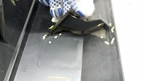 Lower rear right door trim Nissan Rogue 21-25 S, SV structure, broken fasteners, dented, scratches