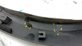 Front right fender arch trim Nissan Rogue 21-26 US built, structure, broken fasteners, dented, scratches