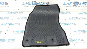 Front right fabric floor mat for Nissan Rogue 23-26, black, for cleaning