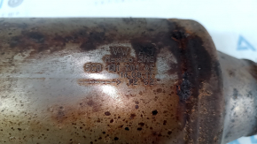 The exhaust pipe with a catalytic converter VW Passat b8 16-19 USA 2.0T has a torn mesh