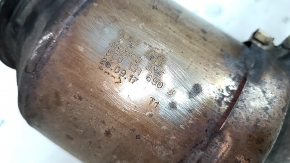The exhaust pipe with a catalytic converter VW Passat b8 16-19 USA 2.0T has a torn mesh