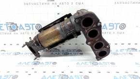 Exhaust manifold with catalytic converter Toyota Camry v40 07-11 hybrid with protection, rusty