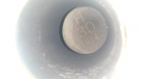 The exhaust pipe with the catalytic converter of the Toyota Camry v40 07-11 hybrid is rusty, the mesh is torn