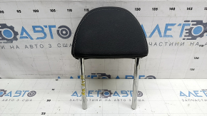 Headrest 2nd row right Audi A4 B9 20-25 black leather, gray stitching