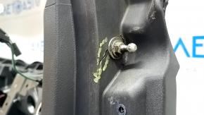 The trunk door is bare, Nissan Rogue 21-22, black KH3, electric and keyless, with a brake light, cracked
