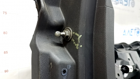 The trunk door is bare, Nissan Rogue 21-22, black KH3, electric and keyless, with a brake light, cracked