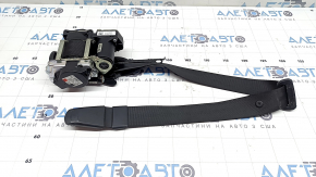 Driver's seat belt with squib for Audi A4 B9 17-25 black, black bracket, broken connector
