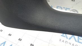 Inner front right door sill trim Audi A4 B9 17-25 black, scratches
