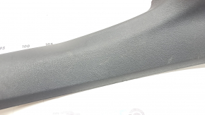 Inner rear right door sill trim Audi A4 B9 17-25 black, scratches