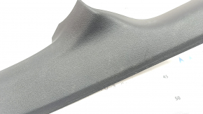 Inner rear right door sill trim Audi A4 B9 17-25 black, scratches