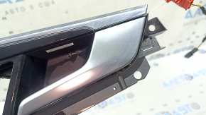 Inner front right door handle for Audi A4 B9 17-25 with illumination, with glossy black trim, scratches