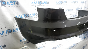 Bare rear bumper Audi A4 B9 20-25 for parking sensors, graphite LX7H, without plug, parking sensor mounts are peeling off, scratches, cobwebs