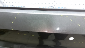 Bare rear bumper Audi A4 B9 20-25 for parking sensors, graphite LX7H, without plug, parking sensor mounts are peeling off, scratches, cobwebs